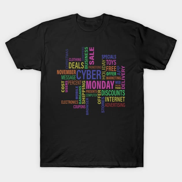 cyber monday T-Shirt by carismashop